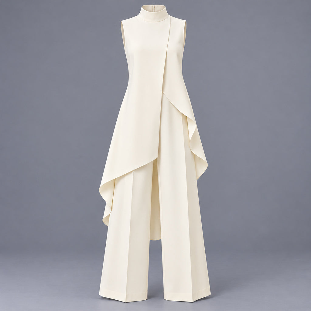 Ivory two-piece set, front view