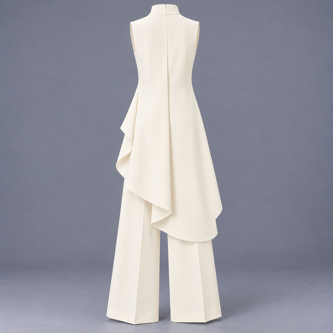 Ivory two-piece set, back view