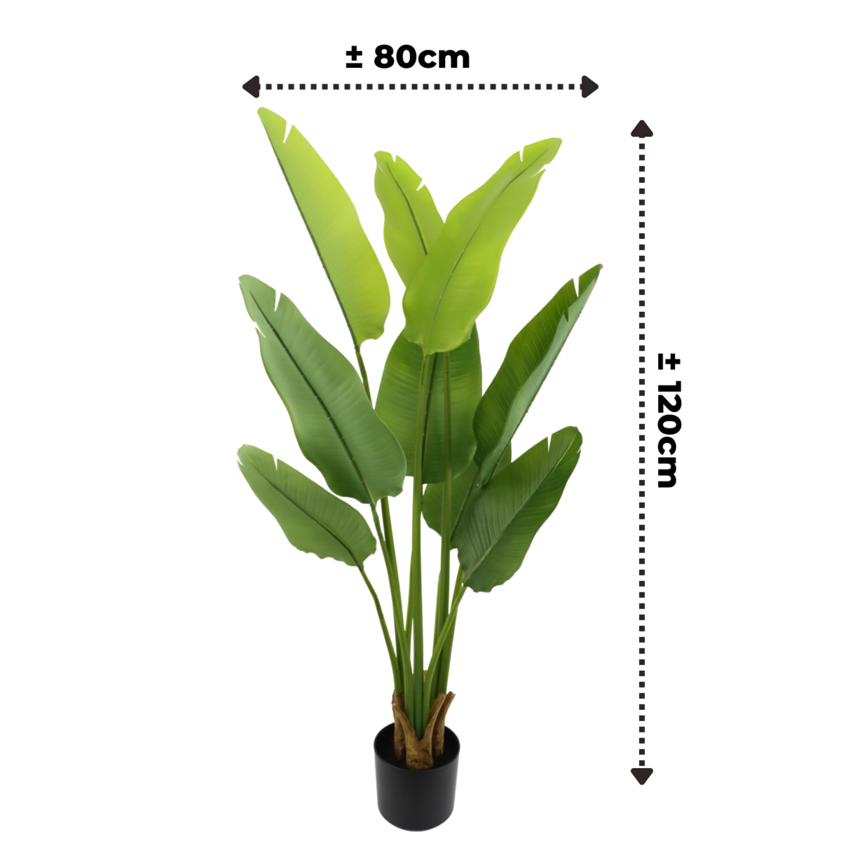 Strelitzia Kunstplant - 120cm hoog